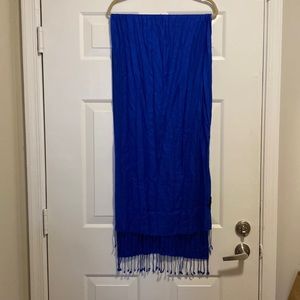 SAACHI Royal Blue Pashmina Wrap / Scarf